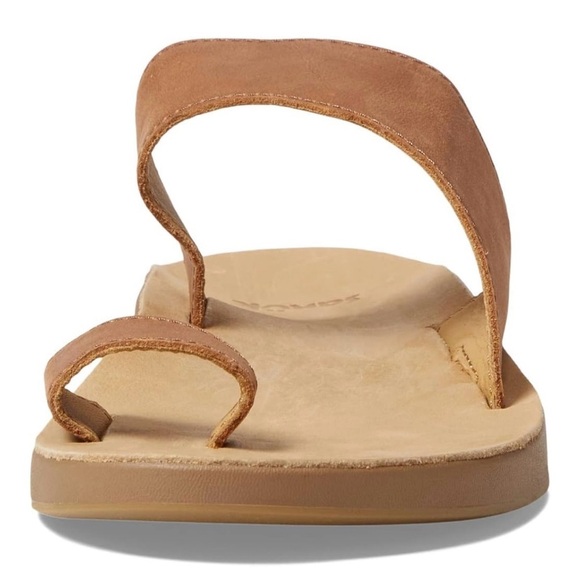 Sanuk Cosmic Calypso Leather Sandal in Brown NWT - Picture 3 of 7